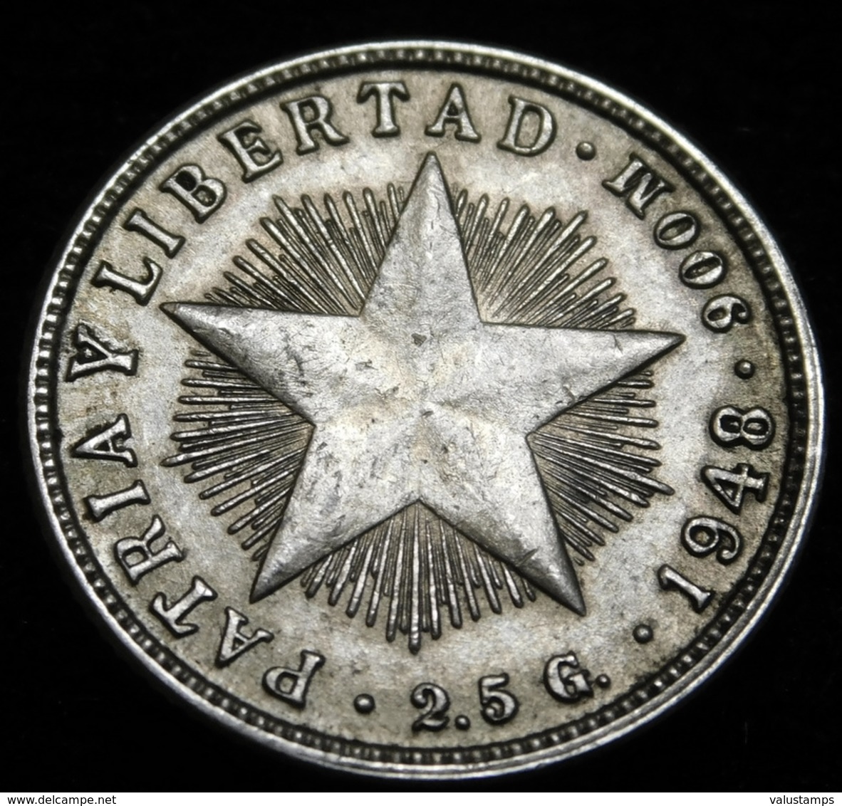 1948  Republica De Cuba Diez Centavos  Almost Uncirculated??  Silver Coin A46-850 - Cuba
