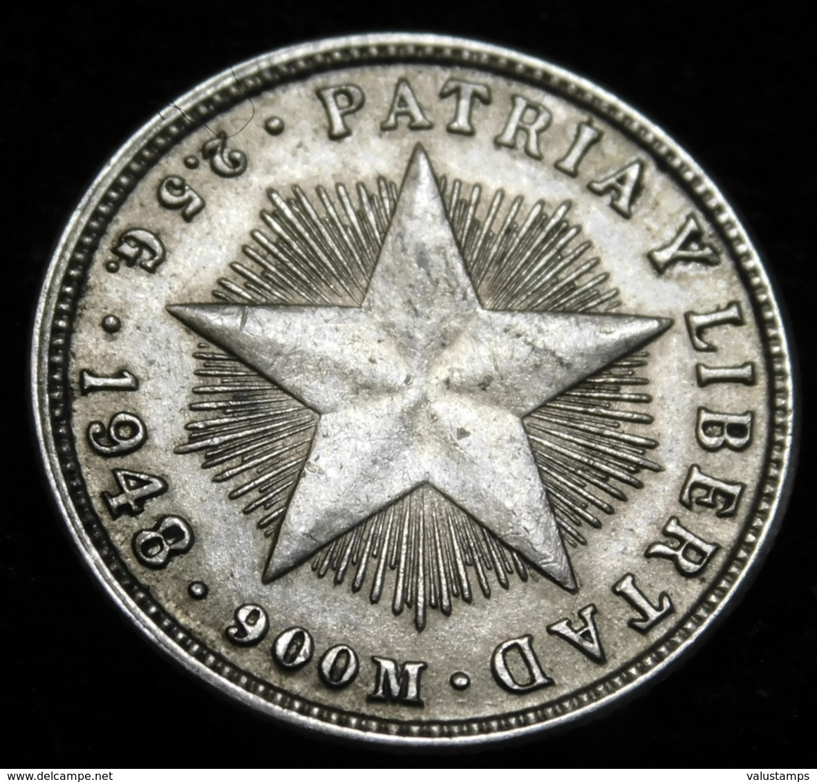 1948  Republica De Cuba Diez Centavos  almost uncirculated??  Silver Coin A46-850