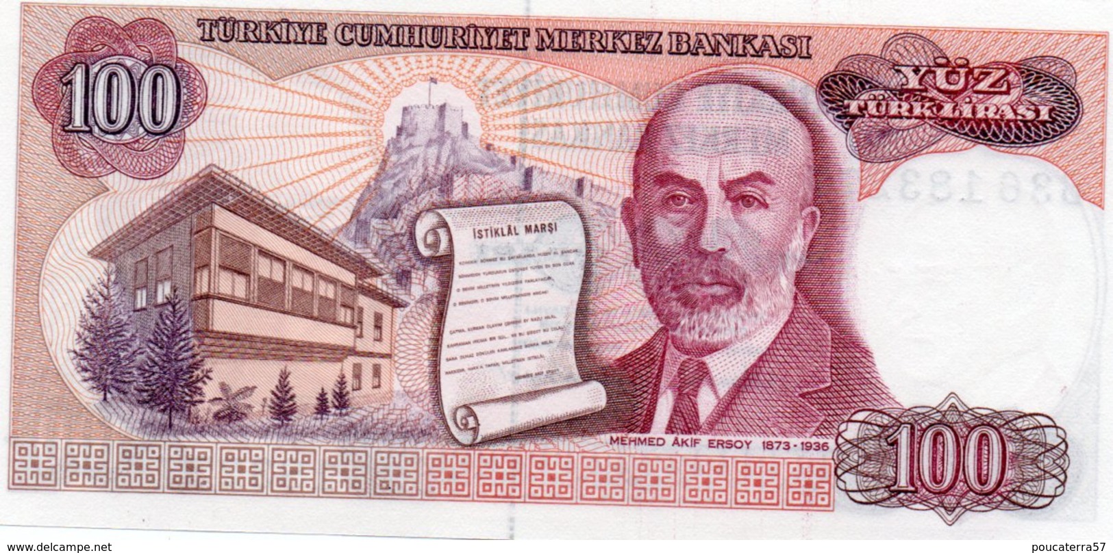 TURKEY=1970    100  LIRA     P-194a    UNC - Turkey