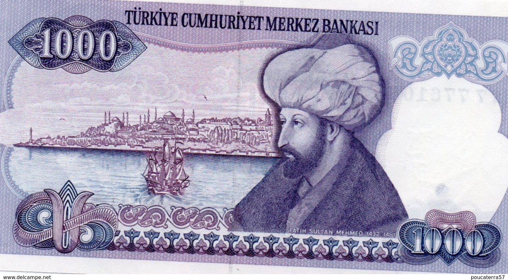 TURKEY=1970    1000  LIRA     P-196    UNC - Türkei