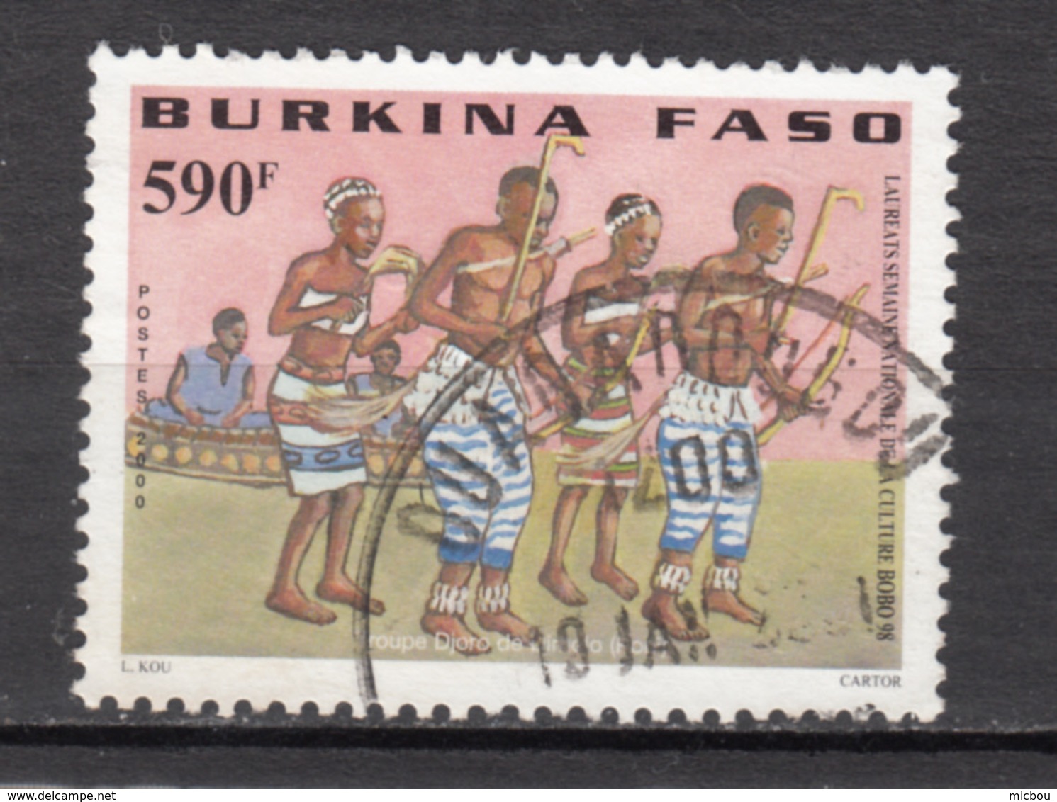 Burkina Faso, Danse Folklorique, Folkloric Dance, Tir à L'arc, Archery, Costume, Culture - Danse