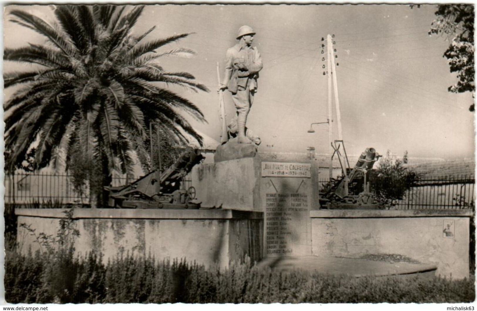 51bs 2042 CACHEROU - LE MONUMENT AUX MORTS - Oran