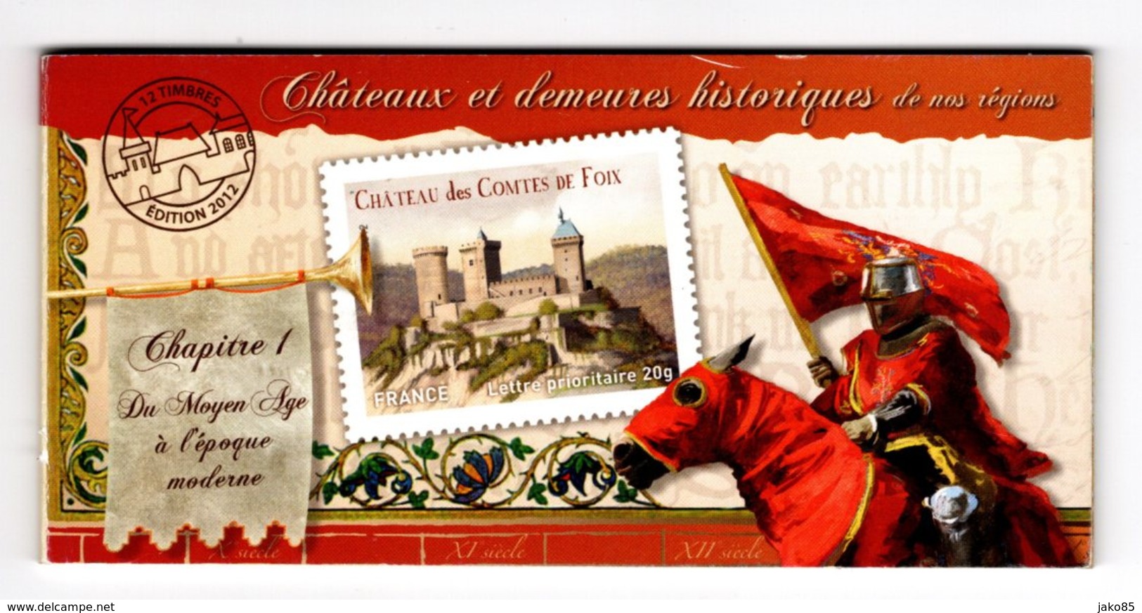 FRANCE - 2012 - YT N° BC 714 - Demeures Et Chateaux Historiques - ** - - Andere & Zonder Classificatie