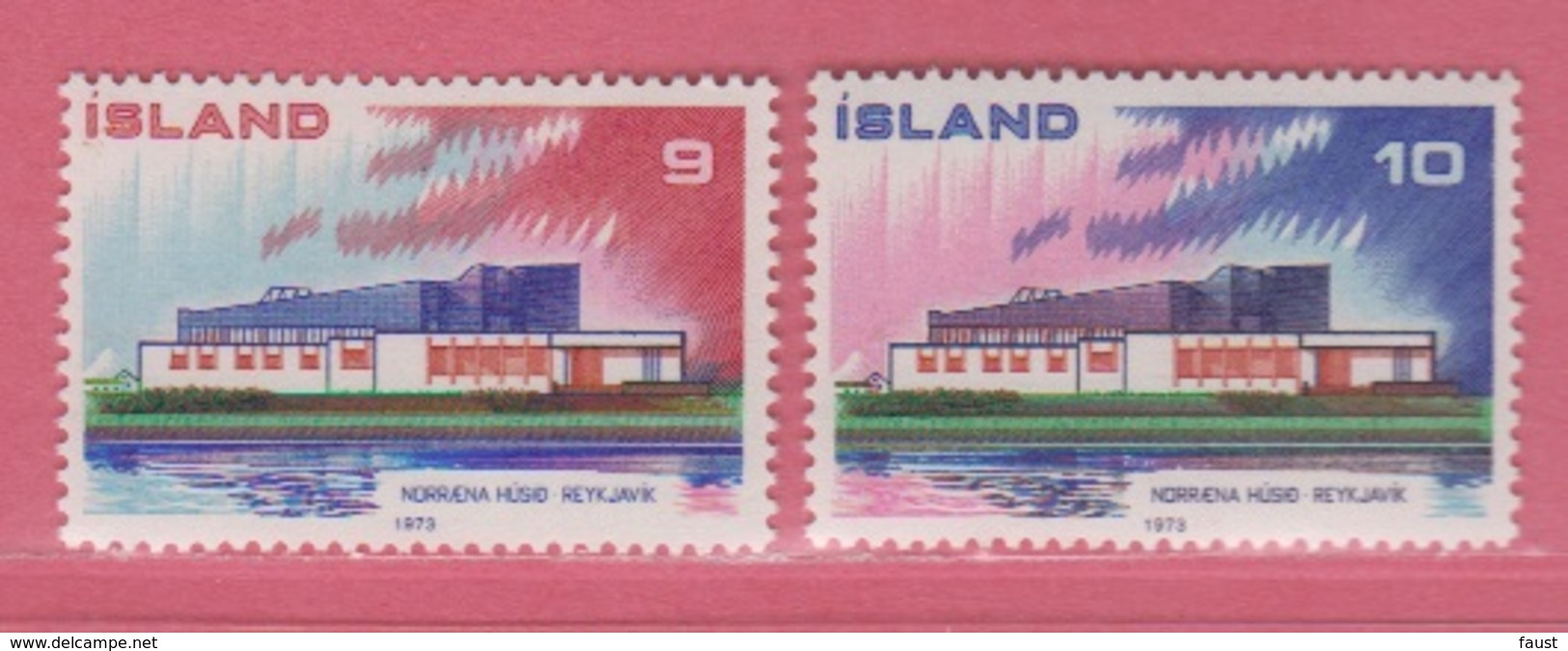 1973 **Islande  (sans Charn., MNH, Postfrish)  Yv  431/2		Mi  478/9		FA  515/6 - Neufs