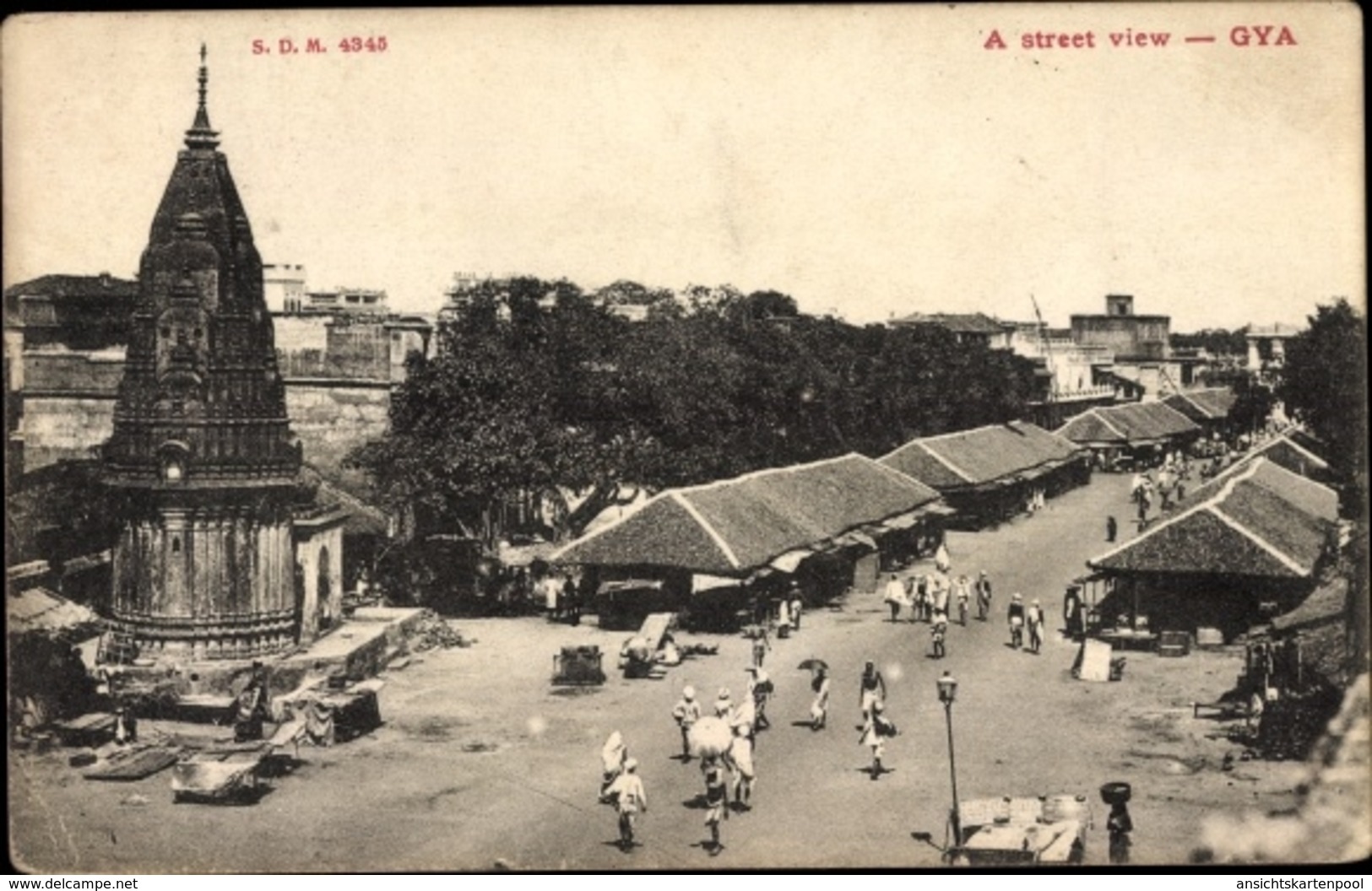 Cp Gya Indien, Street View, Straßenpartie - Indien