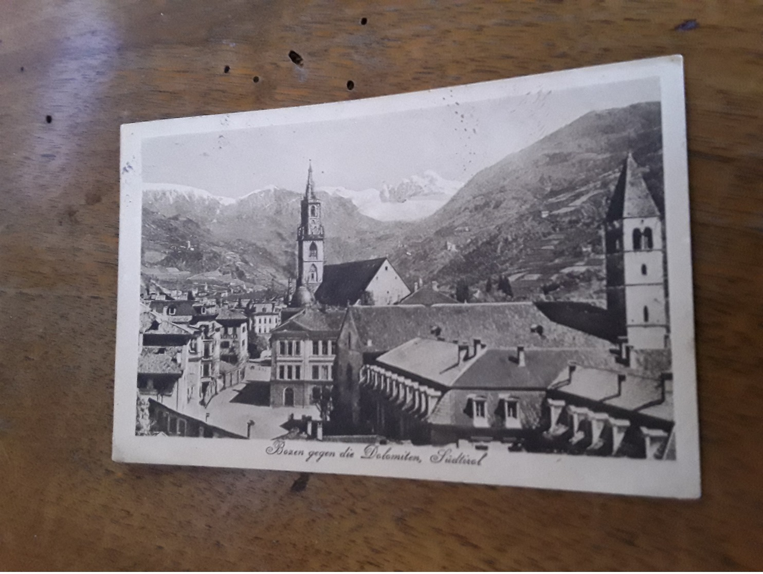 Cartolina Postale, Postcard 1920, Bozen Gegen Die Dolomiten, Südtirol - Bolzano