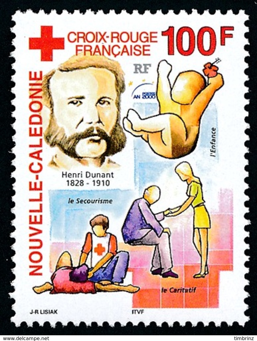 NOUV.-CALEDONIE 2000 - Yv. 830 **   Faciale= 0,84 EUR - Croix-Rouge. Henri Dunant  ..Réf.NCE25497 - Ongebruikt