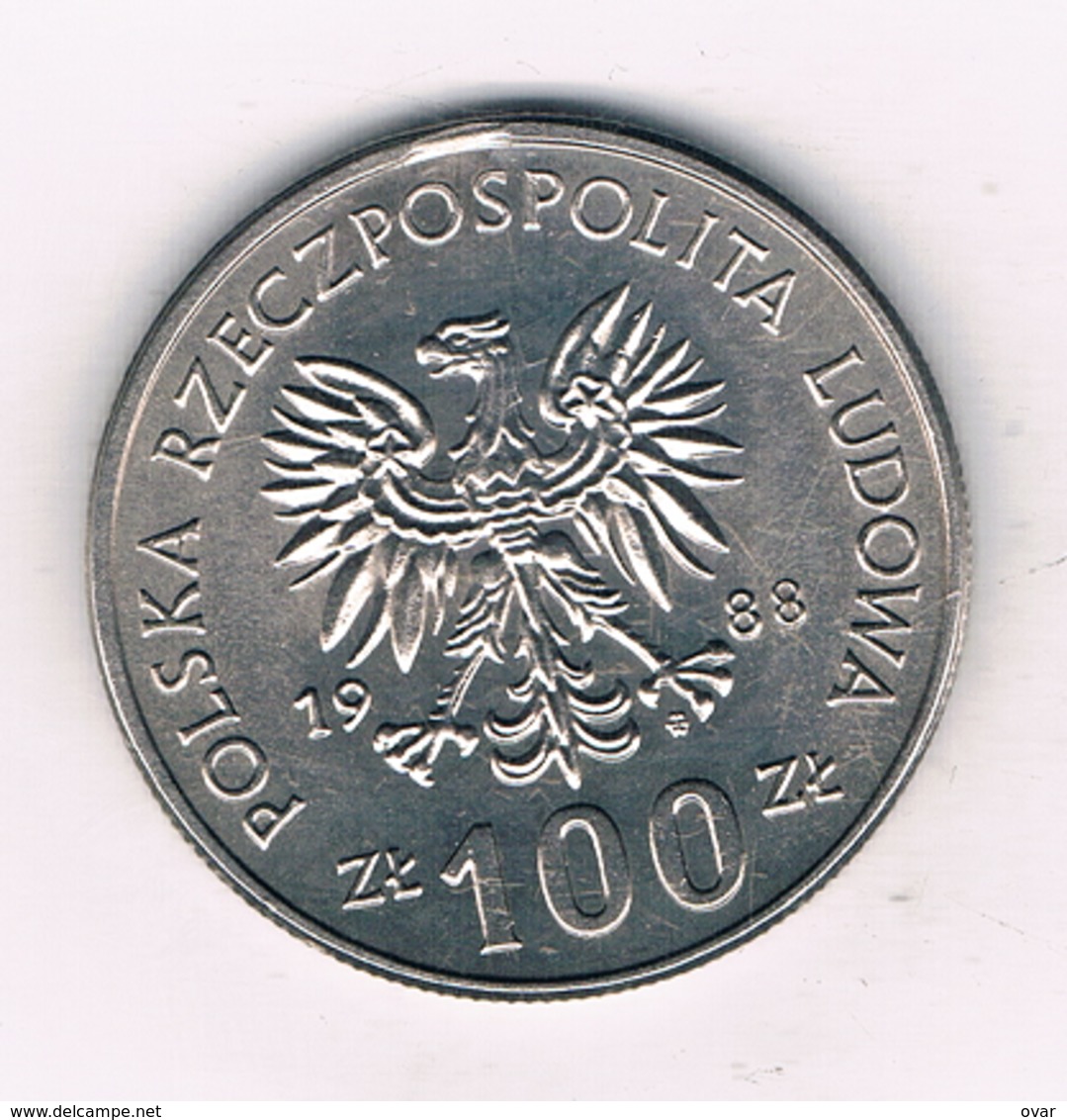100 ZLOTYCH 1988 POLEN /349/ - Pologne