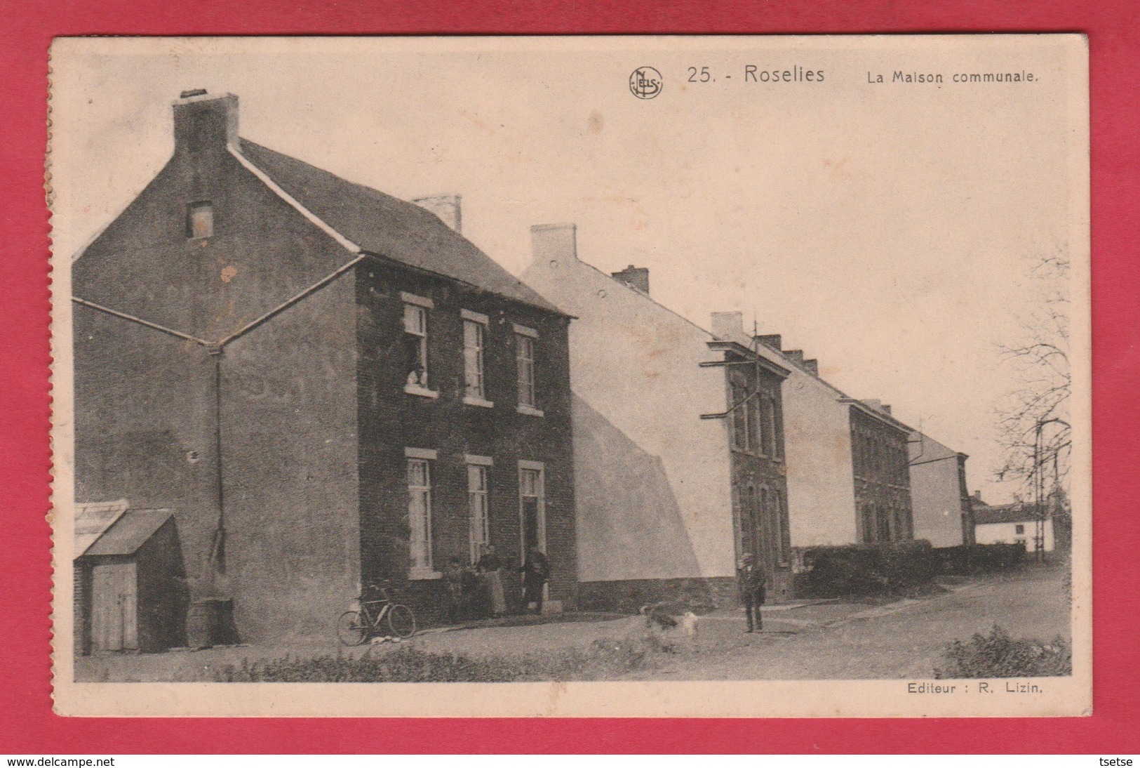 Roselies - La Maison Communale - 1920 ( Voir Verso ) - Aiseau-Presles