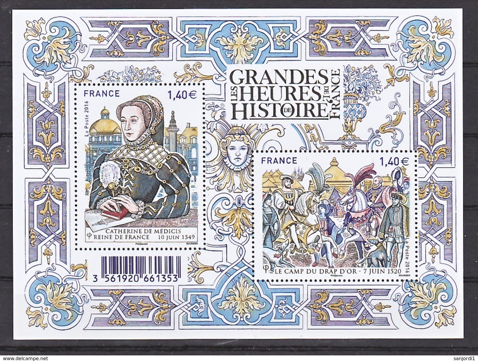 France 5067 5068 F Catherine De Medicis Neuf TB ** MNH Sin Charnela Prix De La Poste 2.8 - Nuovi