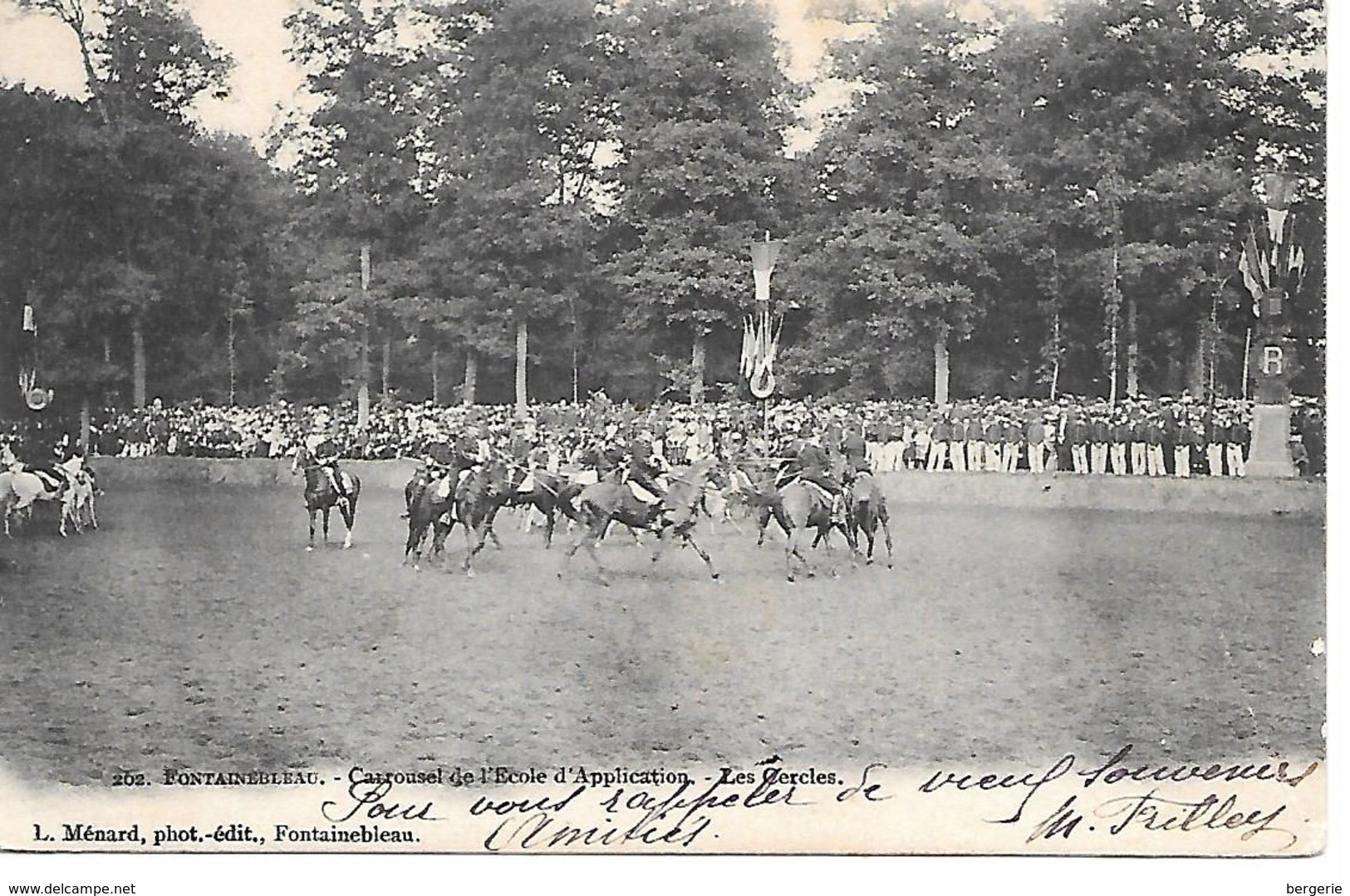 12/25     77   Fontainebleau   Carrousel De L'école D"application    Les Cercles - Fontainebleau