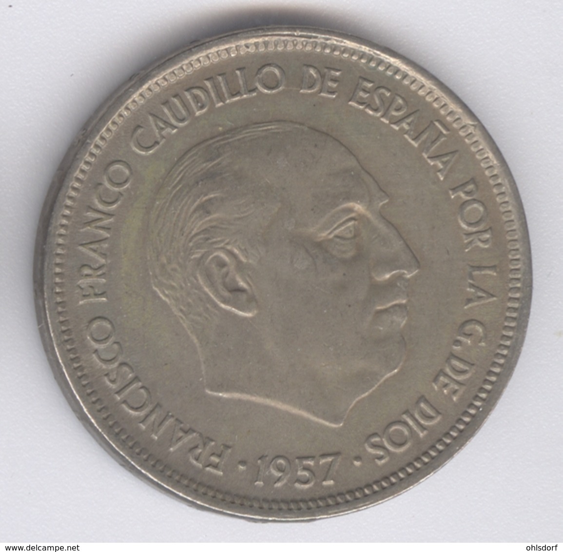 ESPANA 1968: 25 Pesetas 1957 68, KM 775 - 25 Pesetas