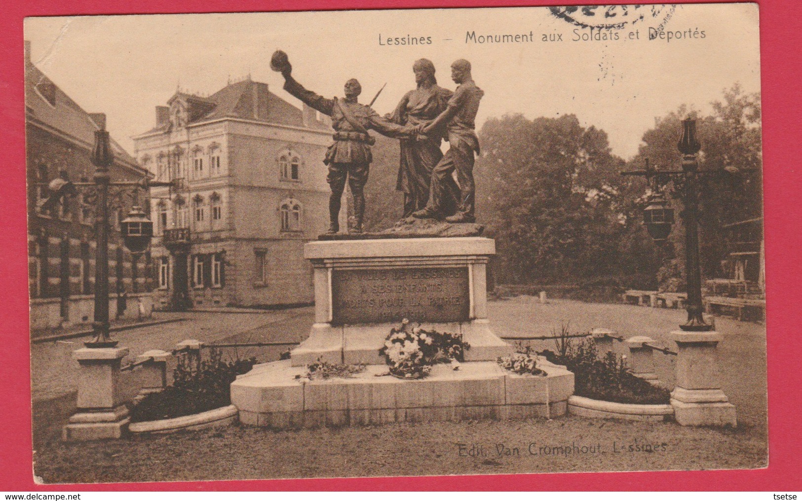 Lessines - Monument Aux Soldats Et Déportés -1941  ( Voir Verso ) - Lessen