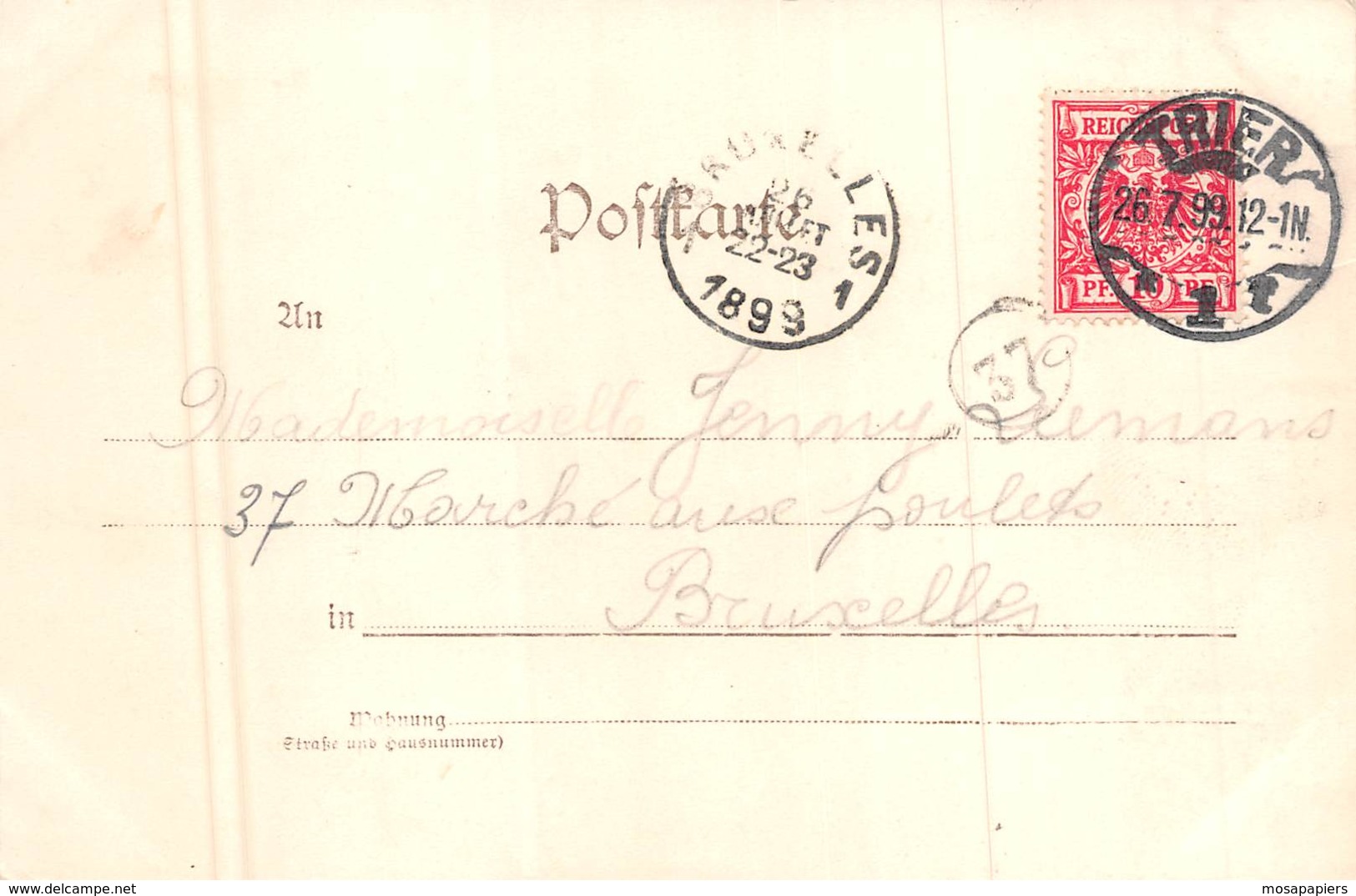 Gruss Aus Trier - Hauptmarkt - 1899 - Trier