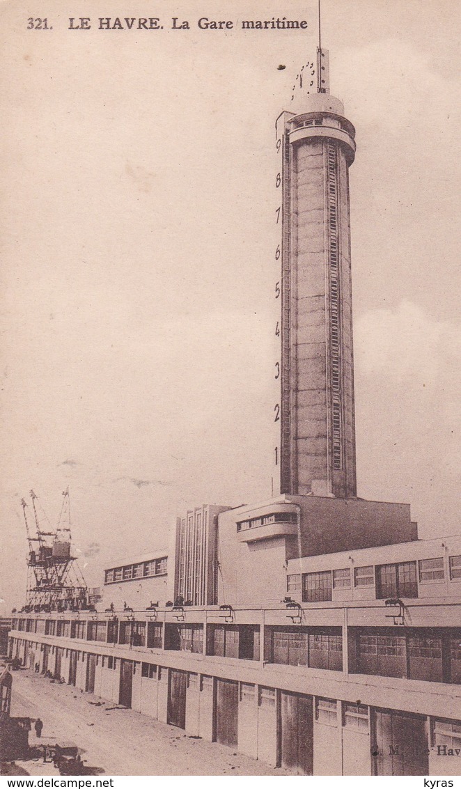 (76) LE HAVRE. ( La Tour-Horloge ) Gare Maritime - Stazioni