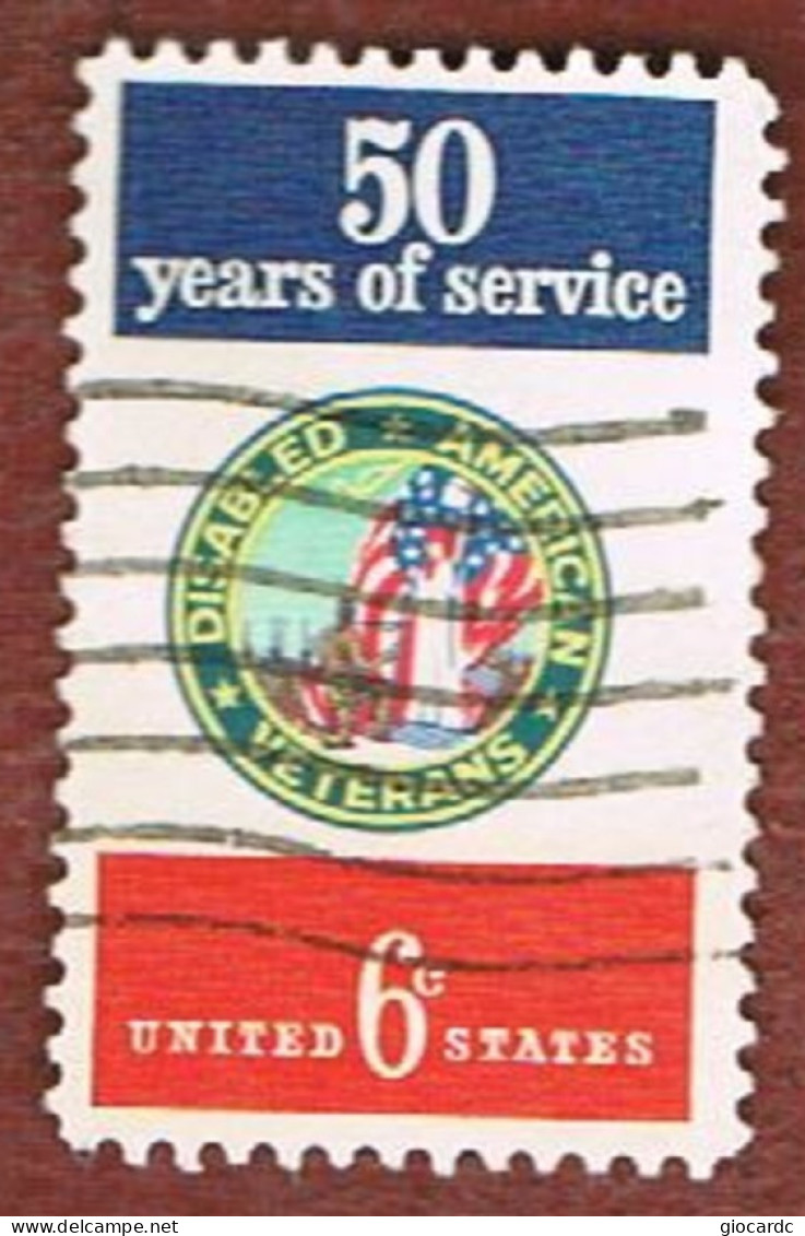STATI UNITI (U.S.A.) - SG 1417   - 1970  AMERICAN VETERANS  - USED - Usati