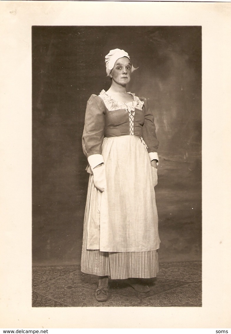 Photographie De La Comédienne Béatrix Dussane Dans Le Bourgeois Gentilhomme Par Gilbert-René, Comédie Française, Ca 1925 - Beroemde Personen