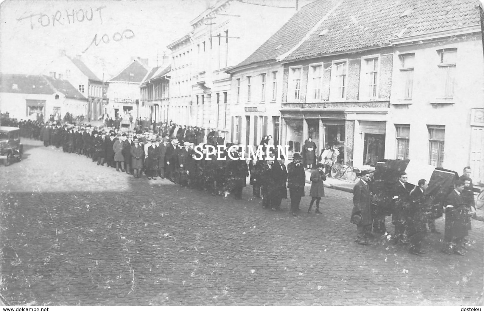 Fotokaart Begrafenisstoet  - Torhout - Torhout