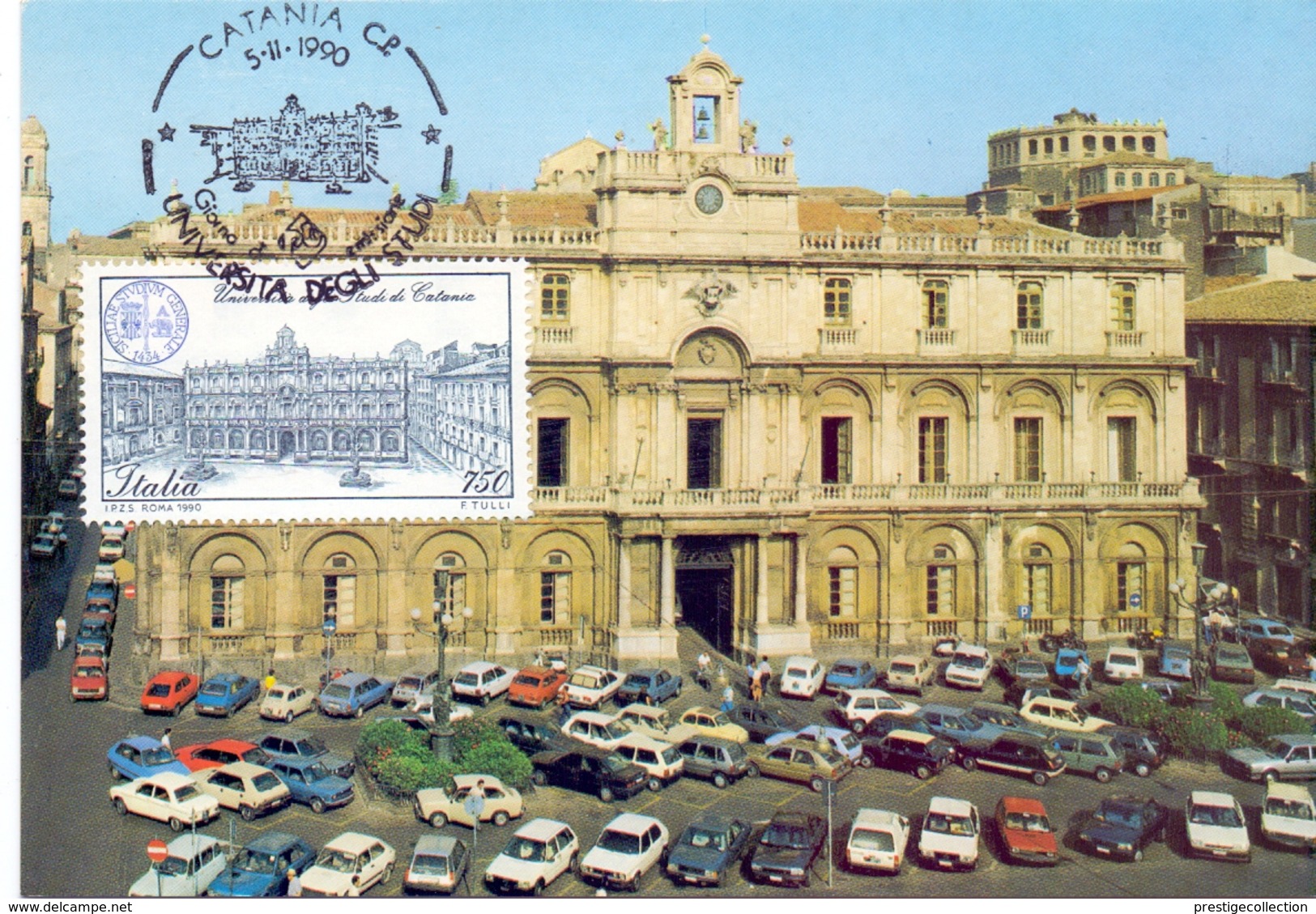 COSENZA PIAZZA UNIVERSITA 1990 MAXIMUM POST CARD (GENN200408) - Monumenti