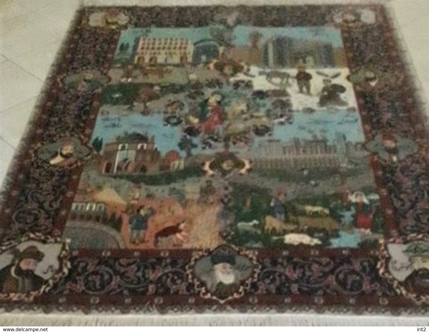 Persia-Iran- Tappeto Persiano Tabriz 60 Raj,figurato,Lana Kurk Extra Fine,Tabriz Persian Carpet ,figurative - Rugs, Carpets & Tapestry