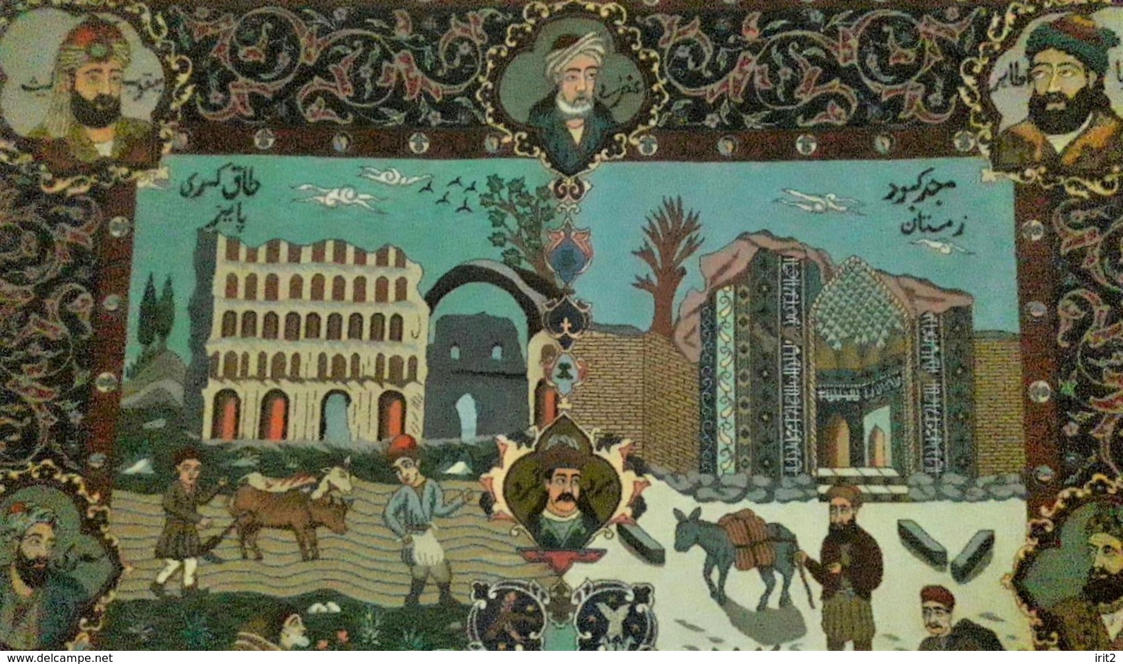 Persia-Iran- Tappeto Persiano Tabriz 60 Raj,figurato,Lana Kurk Extra Fine,Tabriz Persian Carpet ,figurative - Teppiche & Wandteppiche