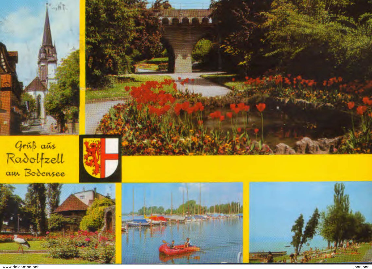 Germany - Postcard Used 1979 - Radolfzell - Images From The City - 2/scans - Radolfzell