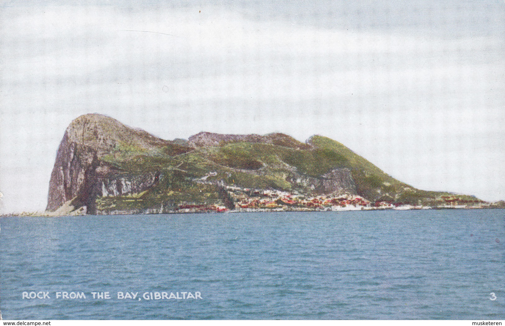 Gibraltar PPC Rock From The Bay 'Rex' Tobacconist, 224, Main Street (Unused) (2 Scans) - Gibraltar