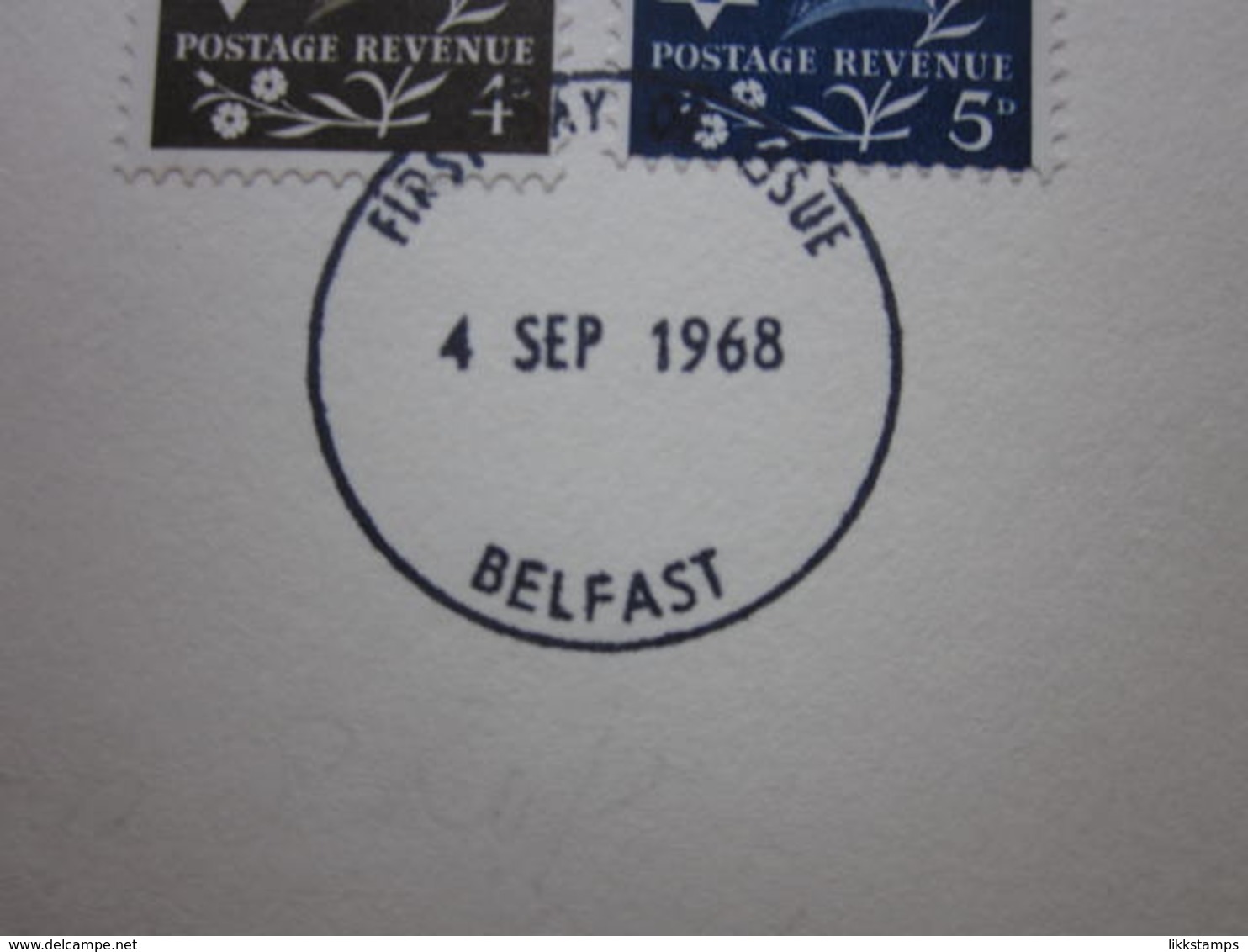 1968 DEFINITIVES, THREE COVERS WITH FIRST DAY OF ISSUE POSTMARK. #00983 - 1952-1971 Pre-Decimal Issues