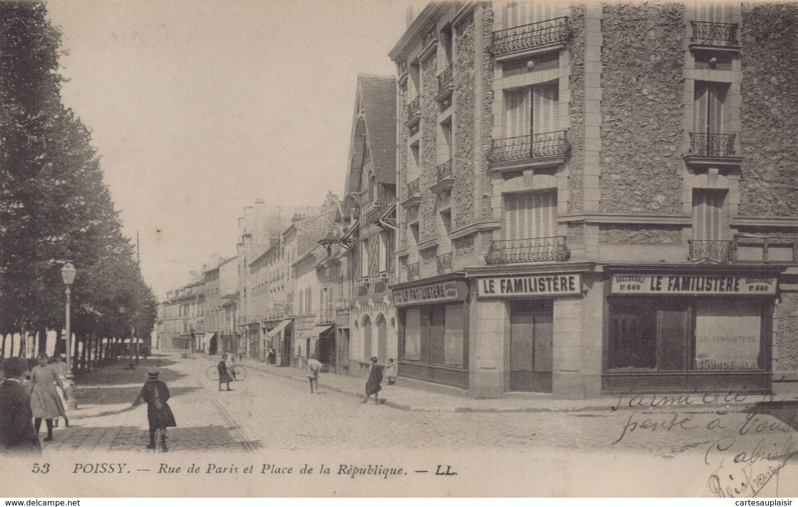 Poissy : Rue De Paris Et Place De La République - Poissy