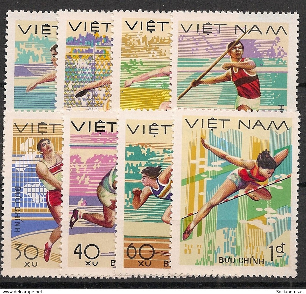 Vietnam - 1978 - N°Yv. 96 à 103 - Sports - Neuf Luxe ** / MNH / Postfrisch - Vietnam