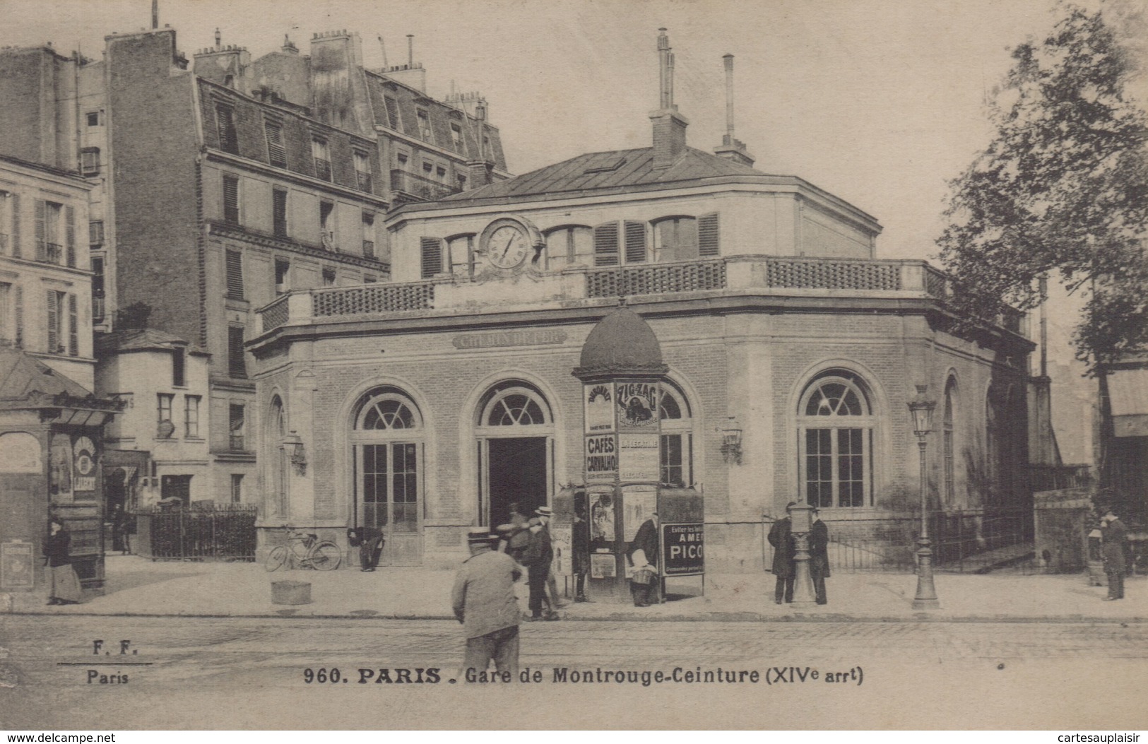 Paris 14eme : Gare De Montrouge-ceinture - Arrondissement: 14