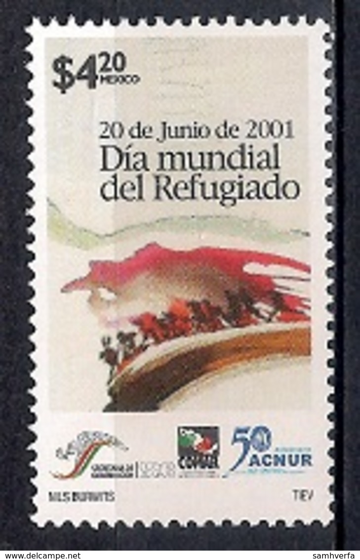 Mexico 2001 - The 50th Anniversary Of United Nations High Commissioner For Refugees  MINT - México