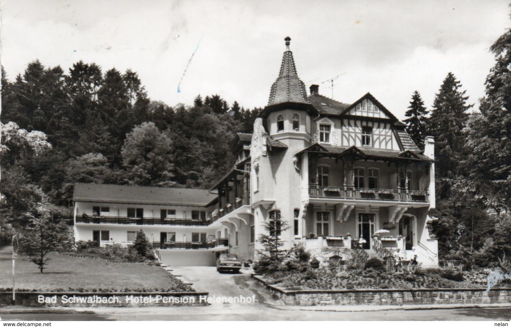 BAD SCHWALBACH-HOTEL PENSION HELENENHOF-1969-REAL PHOTO - Bad Schwalbach