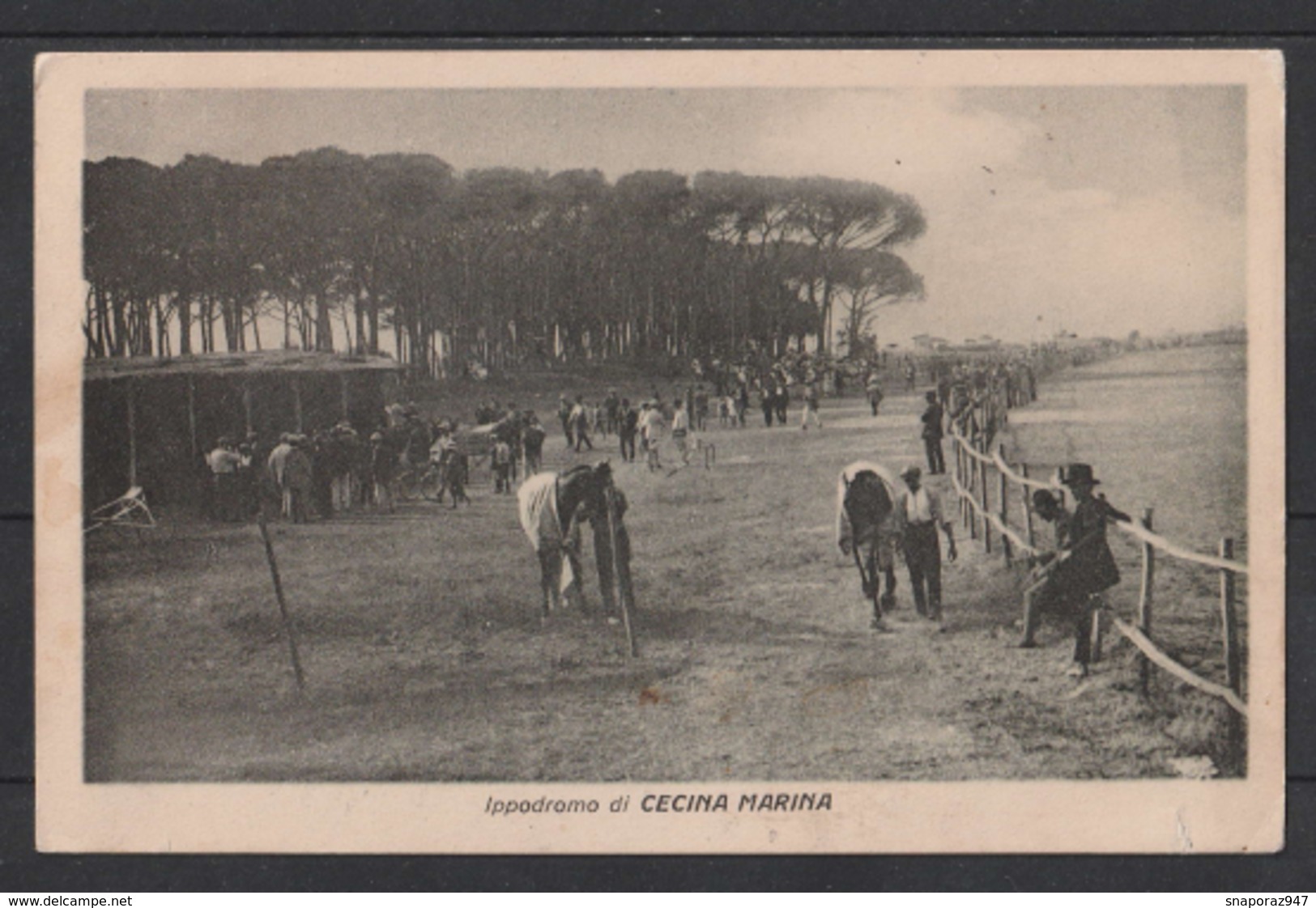 Cecina Marina (Pisa) Ippodomo Taglietto In Basso A Destra - Pisa