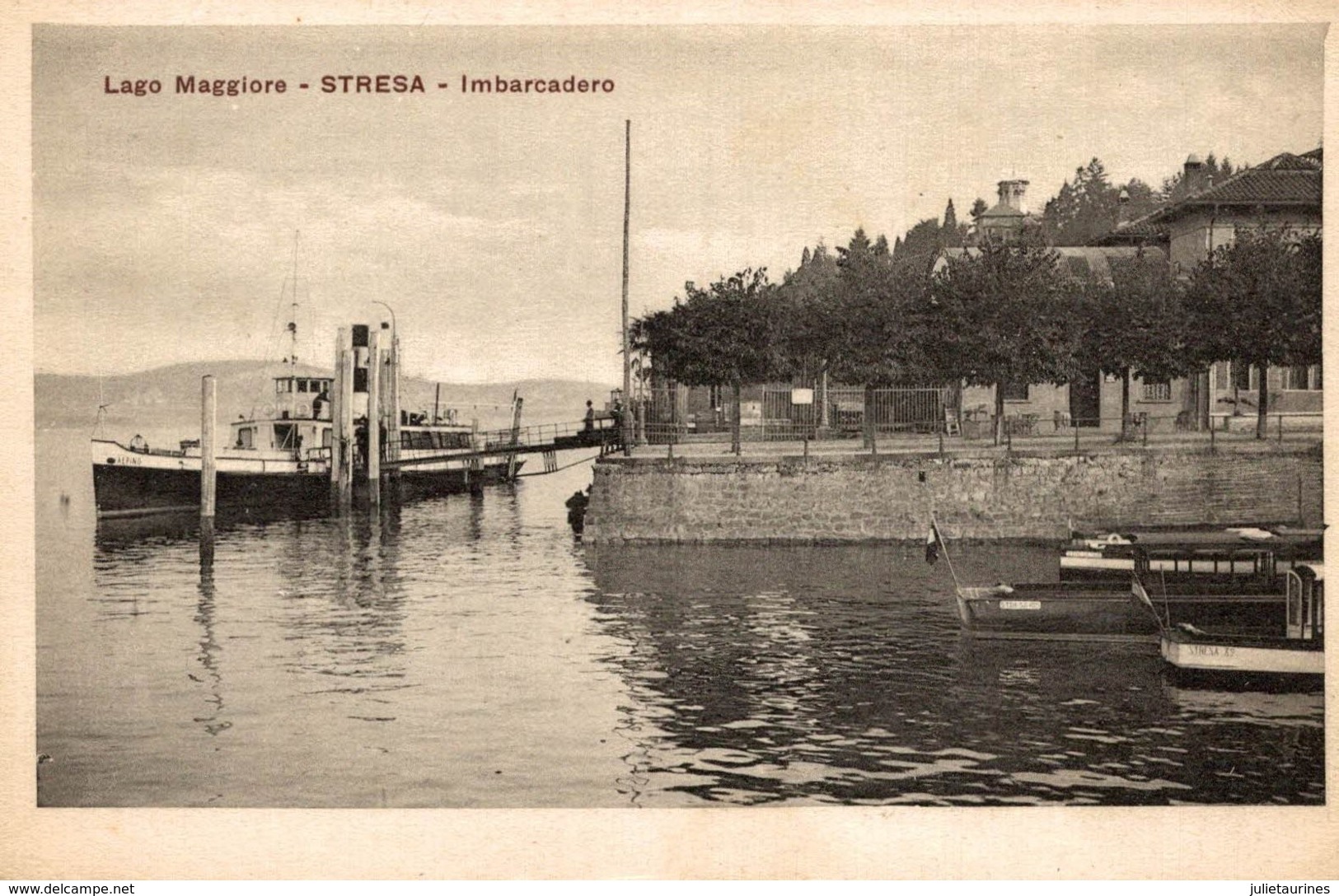 LAGO MAGGIORE STRESA IMBARCADERO CPA BON ETAT - Verbania