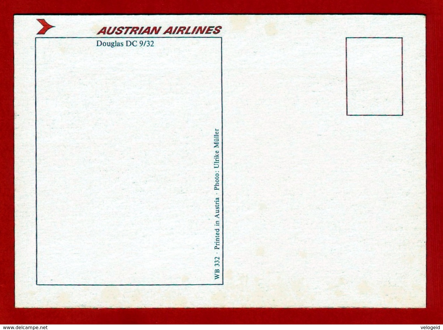 AUSTRIAN AIRLINES. Douglas DC-9 Serie 32 - 1946-....: Era Moderna