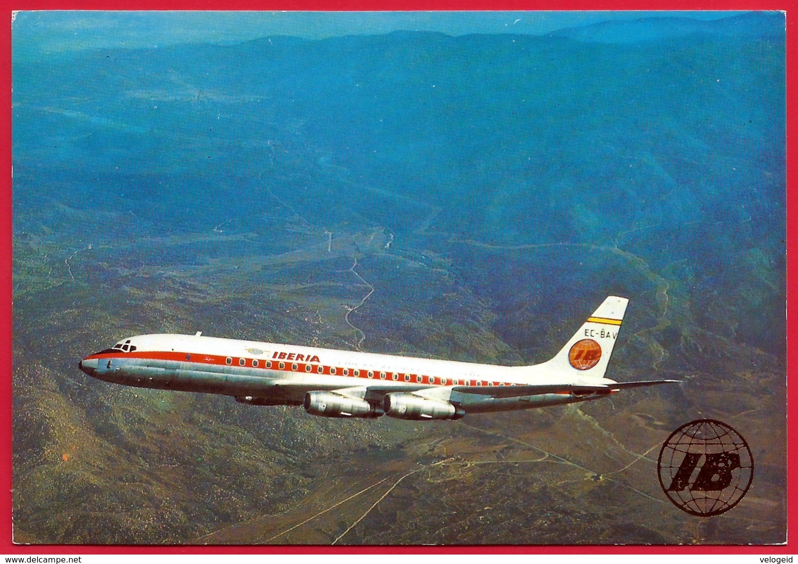 IBERIA. Douglas DC - 8 / 52.  EC - BAV - 1946-....: Era Moderna