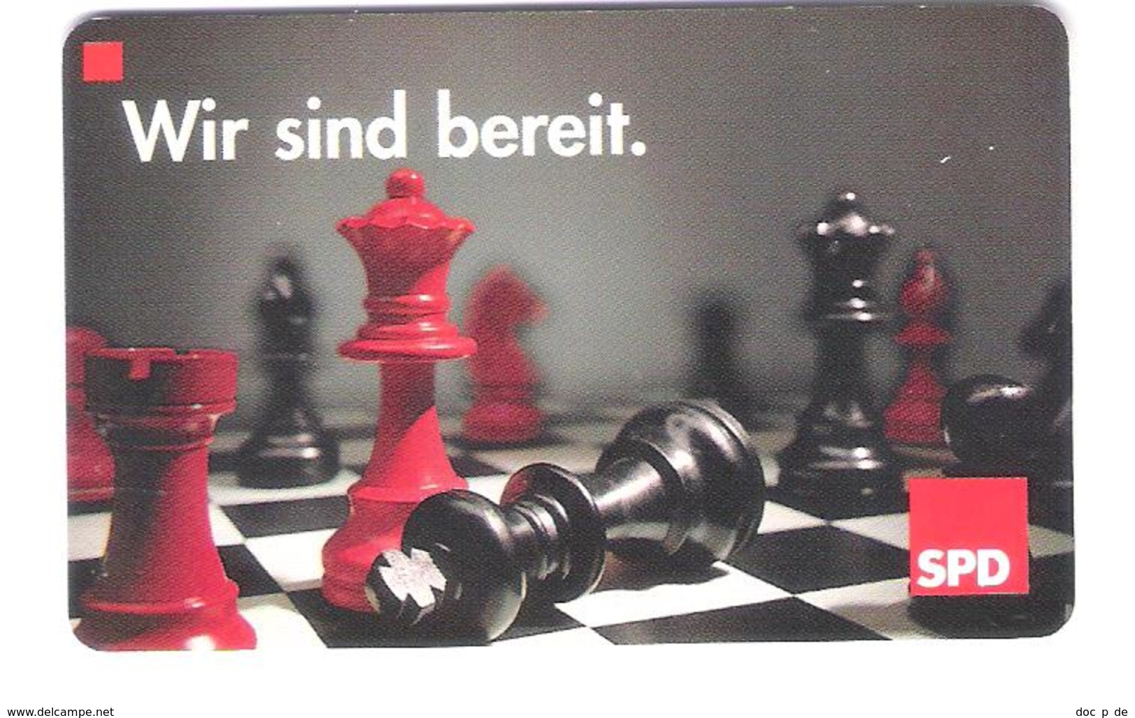 Germany - R 09/98 - SPD - Schach - Chess - R-Reeksen : Regionaal