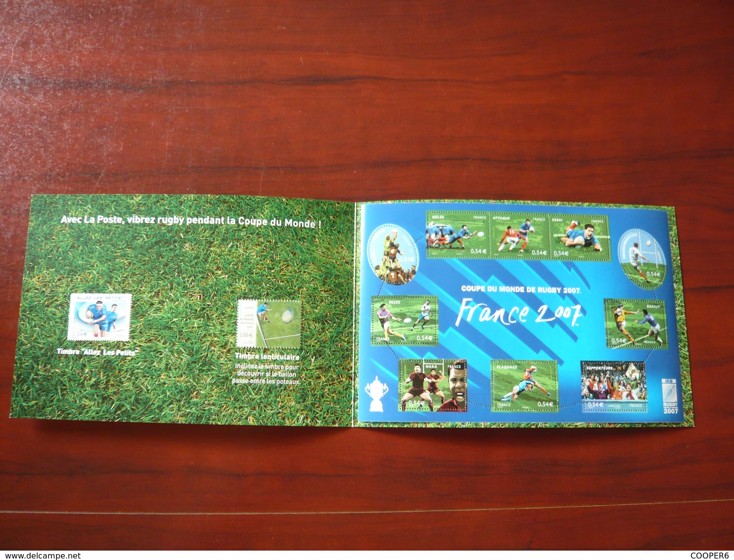 FRANCE 2007 Bloc Souvenir Coupe Du Monde De Rugby France 2007- COMPLET-BFn°110 +timbres 4032 Et 4080- NEUFS - Neufs