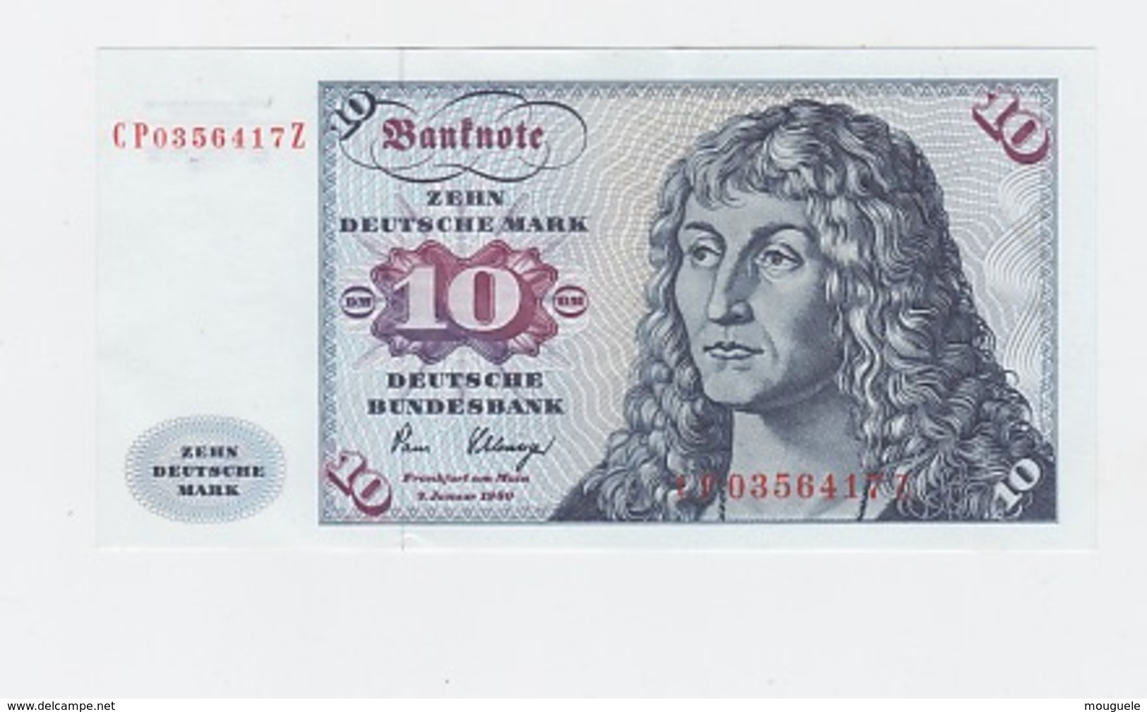 Allemagne Billet De 10 Mark Du 2-1-1980 - 10 Deutsche Mark