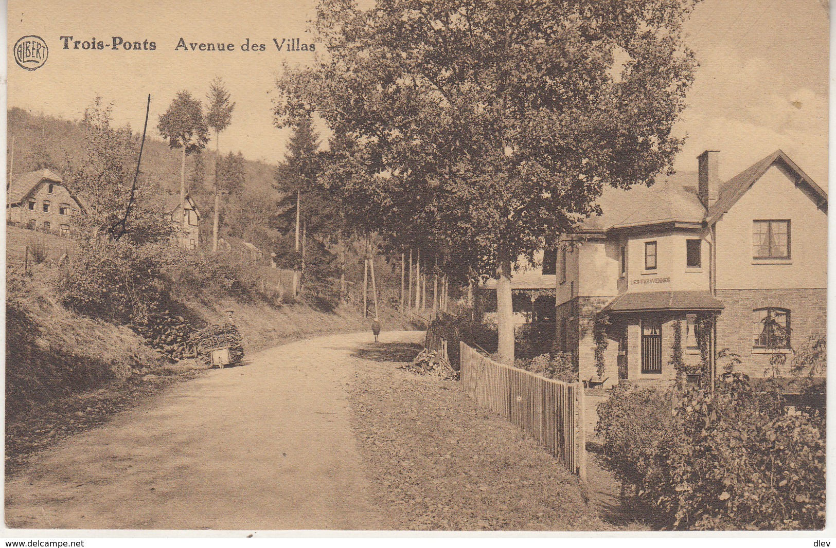 Trois-Ponts - Avenue Des Villas - 1934 - Edit. Grand Bazar Des Ardennes, Trois Ponts - Trois-Ponts