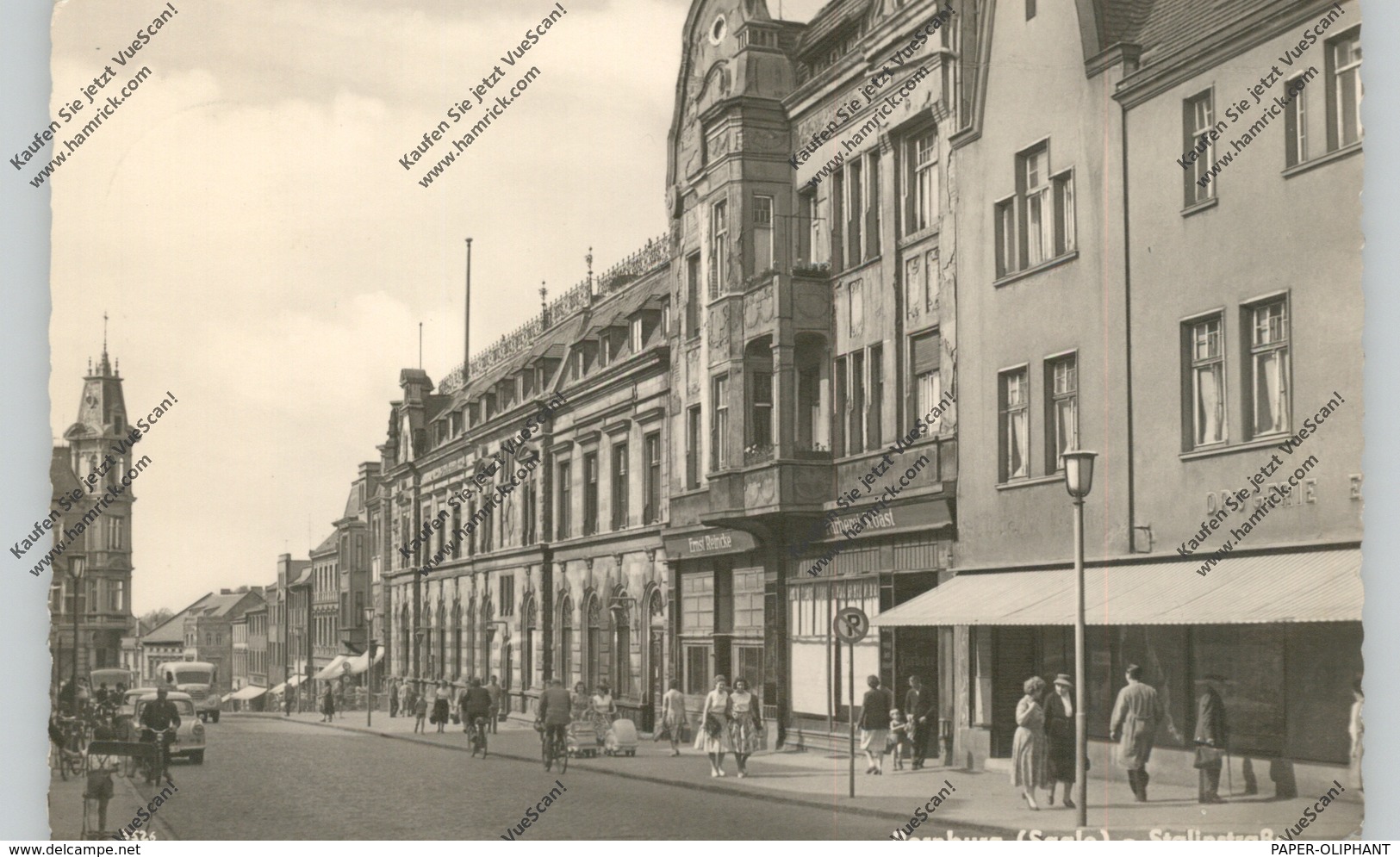 0-4350 BERNBURG, Stalinstrasse, 1961 - Bernburg (Saale)