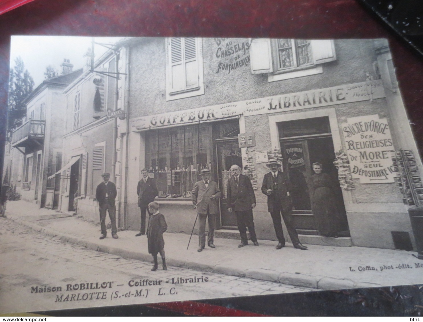 RARE- MARLOTTE - MAISON ROBILLOT - COIFFEUR LIBRAIRIE - Autres & Non Classés