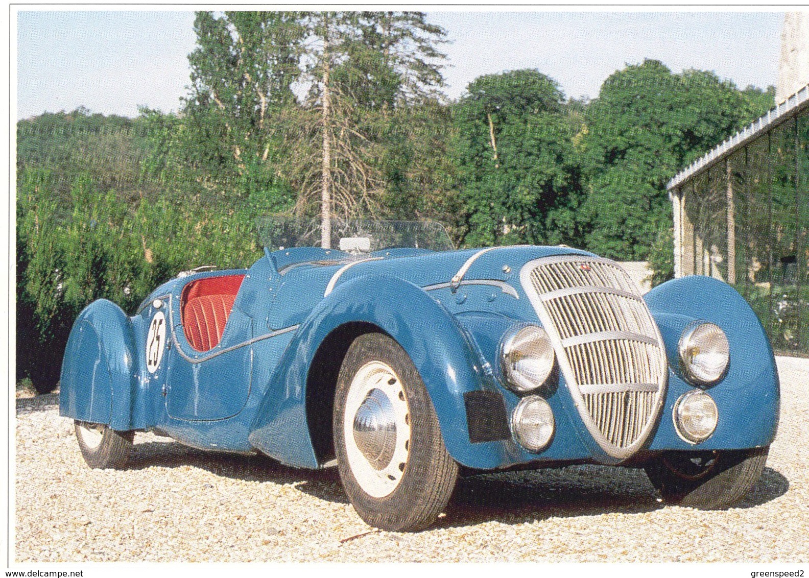 Peugeot Darl'Mat 402 DS Roadster  (1938)  -  Carte Postale Modern - Passenger Cars