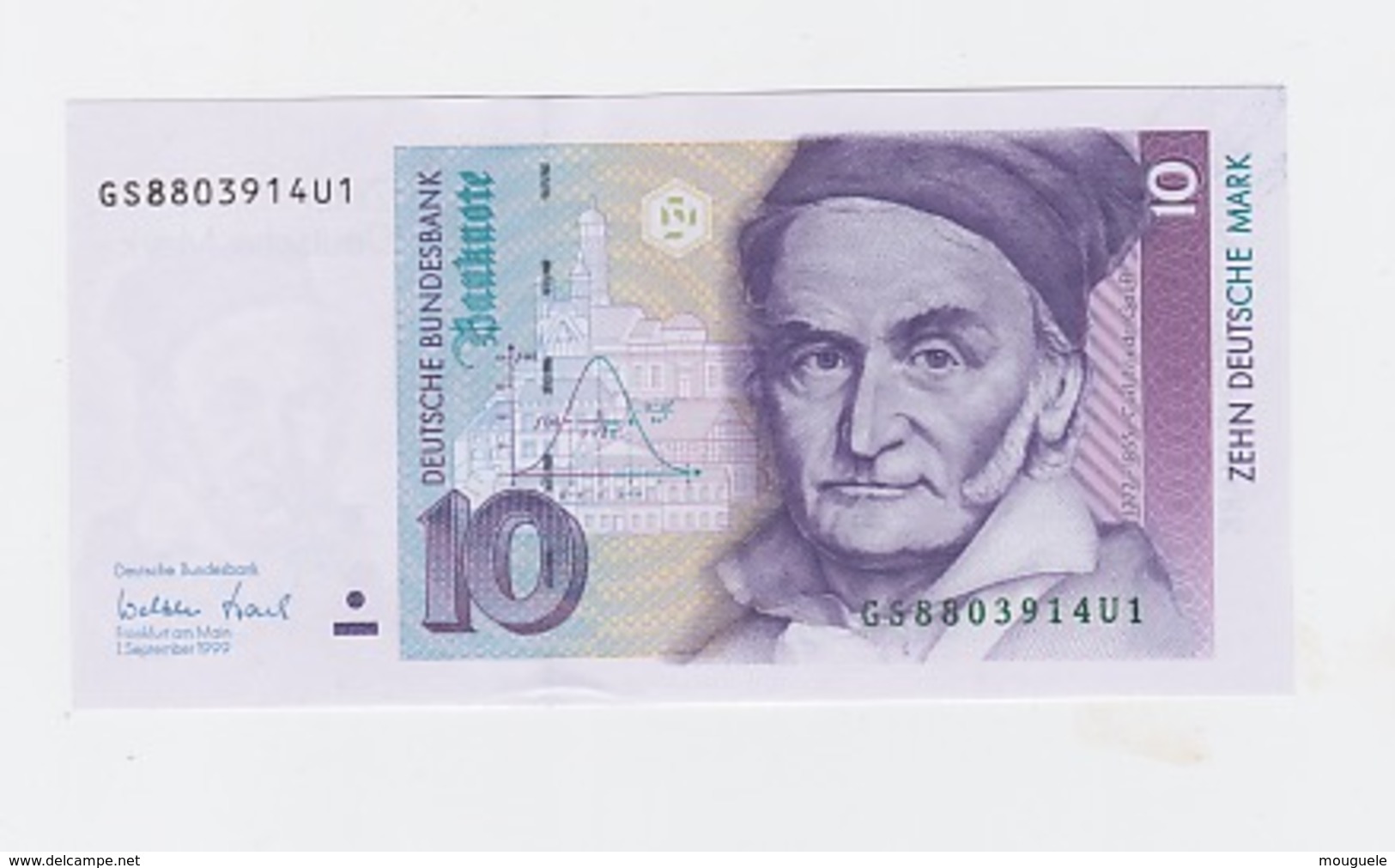 10 Mark Du 1 - 9 - 1999 Neuf - 10 Deutsche Mark