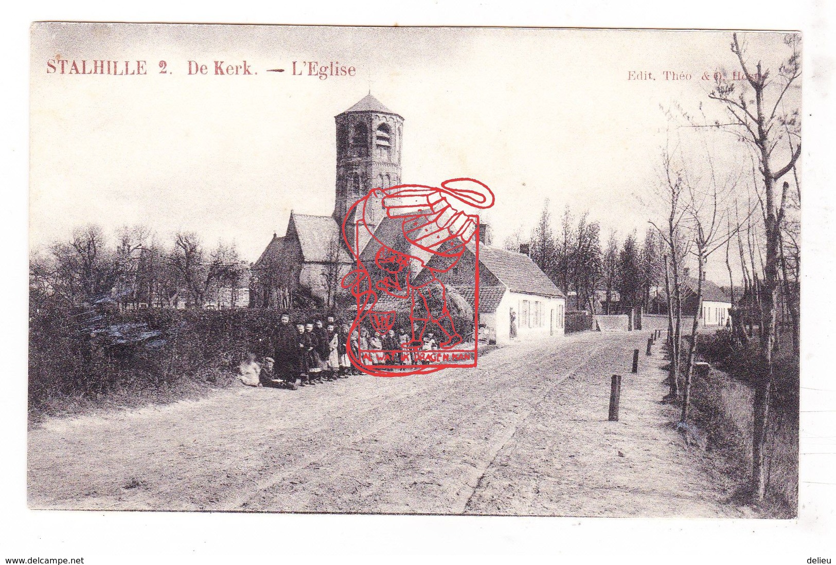 PK Stalhille Jabbeke - De Kerk - St.-Jan De Doperkerk / Ed. Th. Hoste - Jabbeke