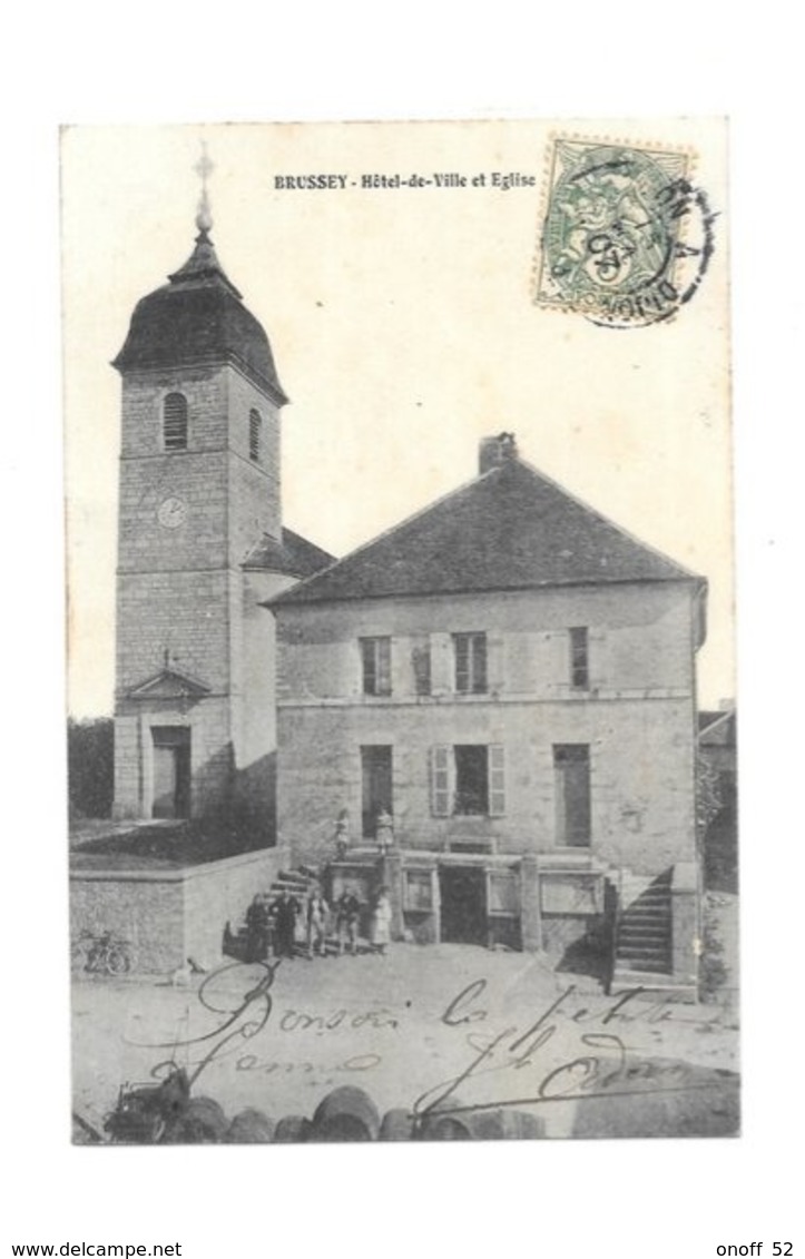 BRUSSEY HOTEL DE VILLE ET EGLISE - Autres & Non Classés