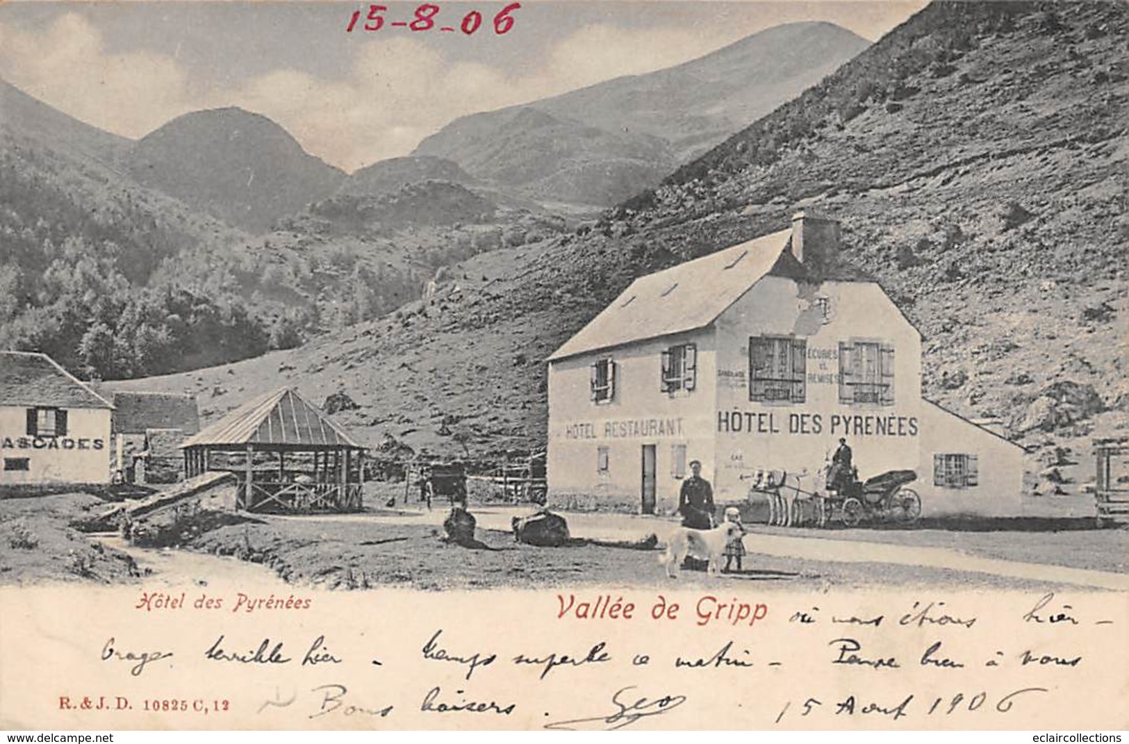 Campan      65       Vallée Du Gripp  Hôtel Des Pyrénées      (voir Scan) - Autres & Non Classés