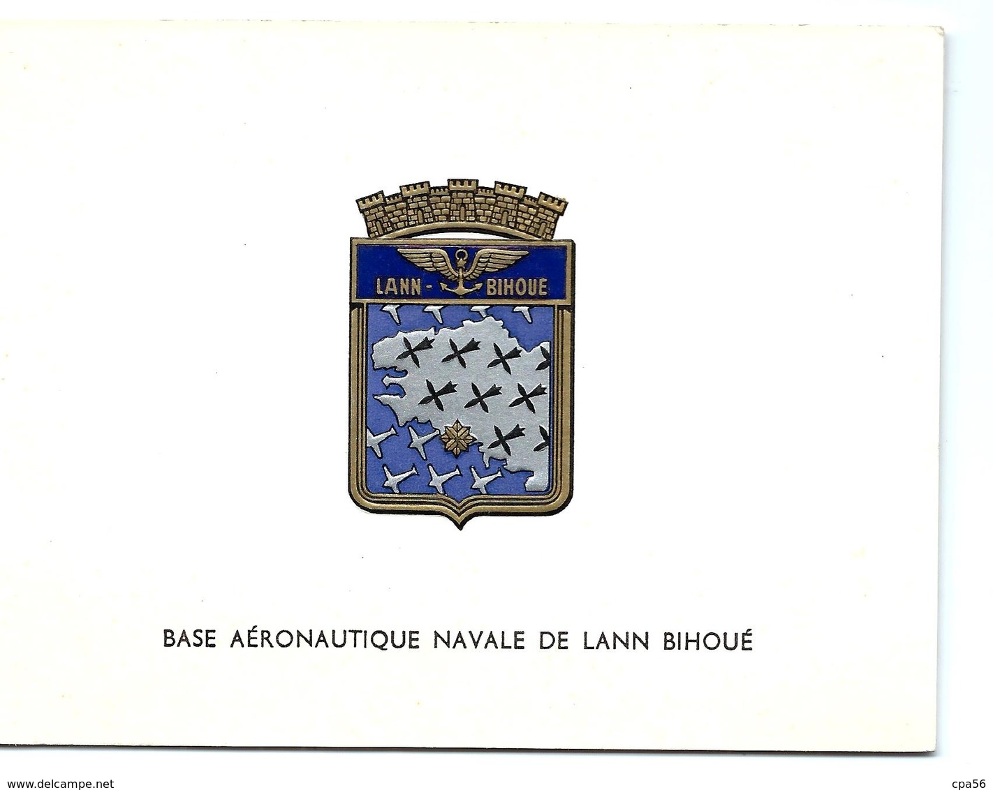 LORIENT - Carte De Voeux Dépliante - Base Aéronautique Navale LANN BIHOUÉ - Lorient