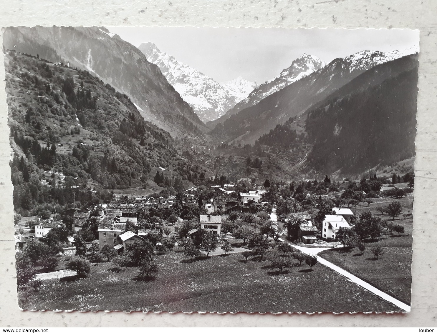 CPSM SUISSE En Avion Au-dessus De VERSEGERES 1965 Val De Bagnes - Bagnes